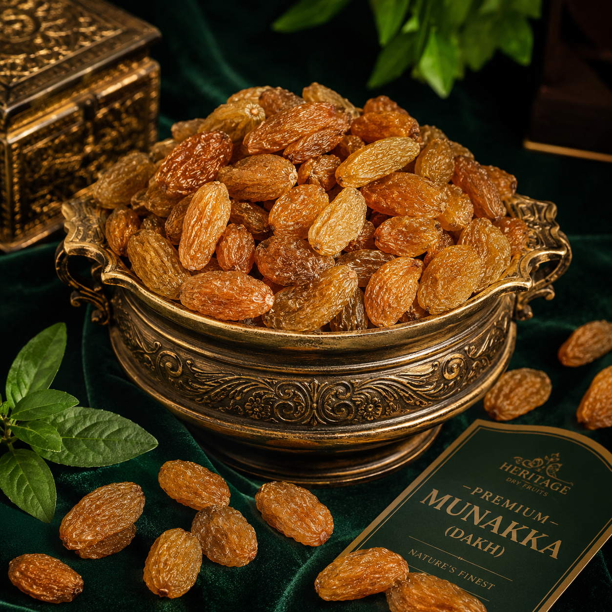 Premium Munakka (Dakh) - Naturally Sweet, Soft & Nutrient-Rich